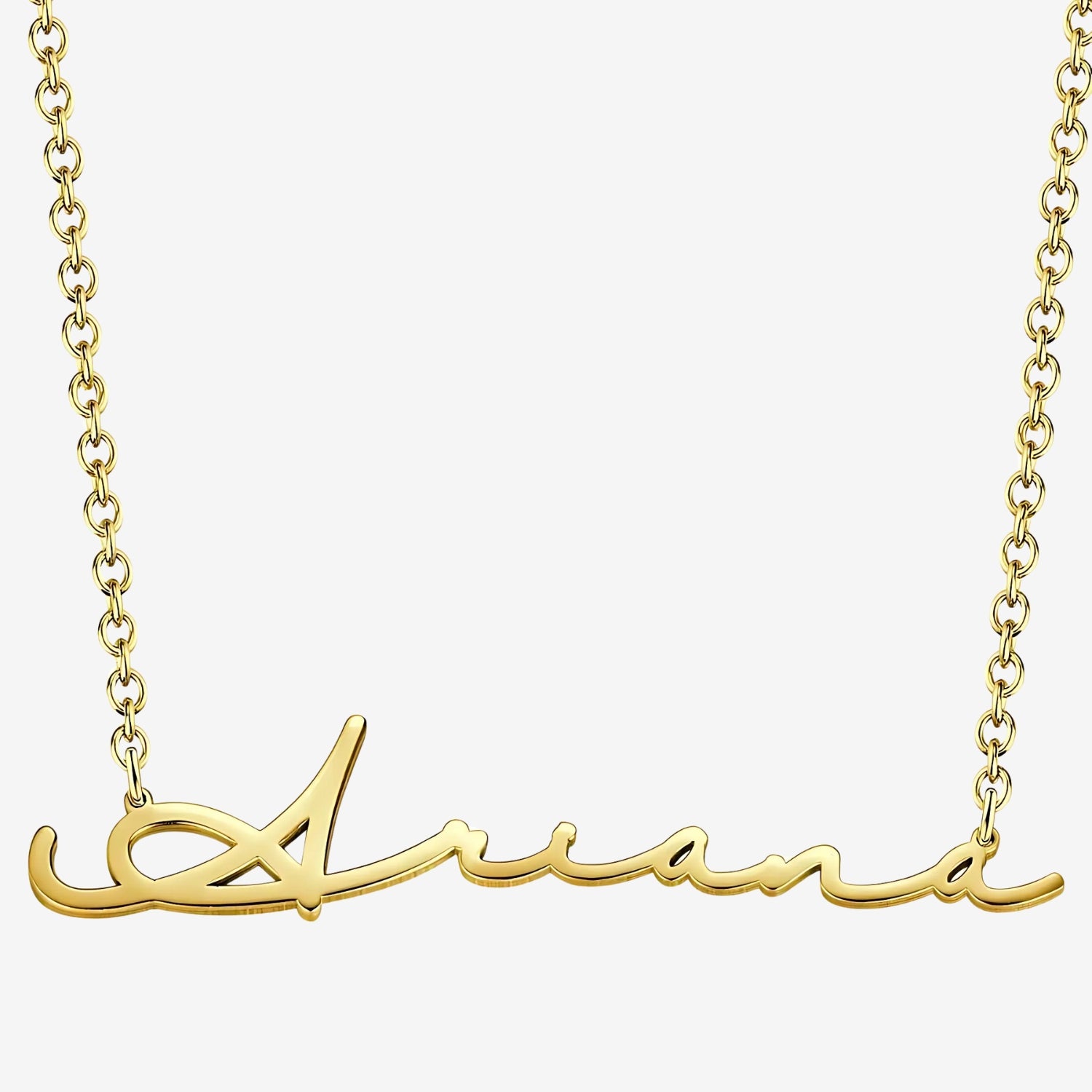 Customized Signature Style Name Necklace Personalized Name Jewelry