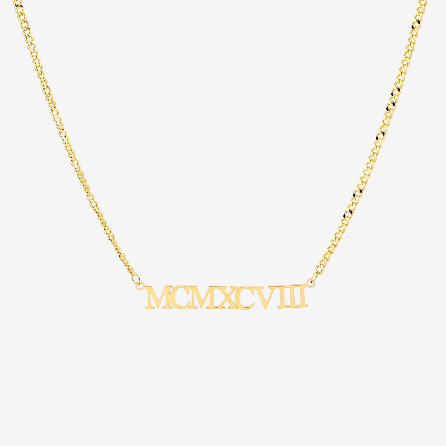 Personalized Name Necklace 18K Gold Stainless Steel Necklace